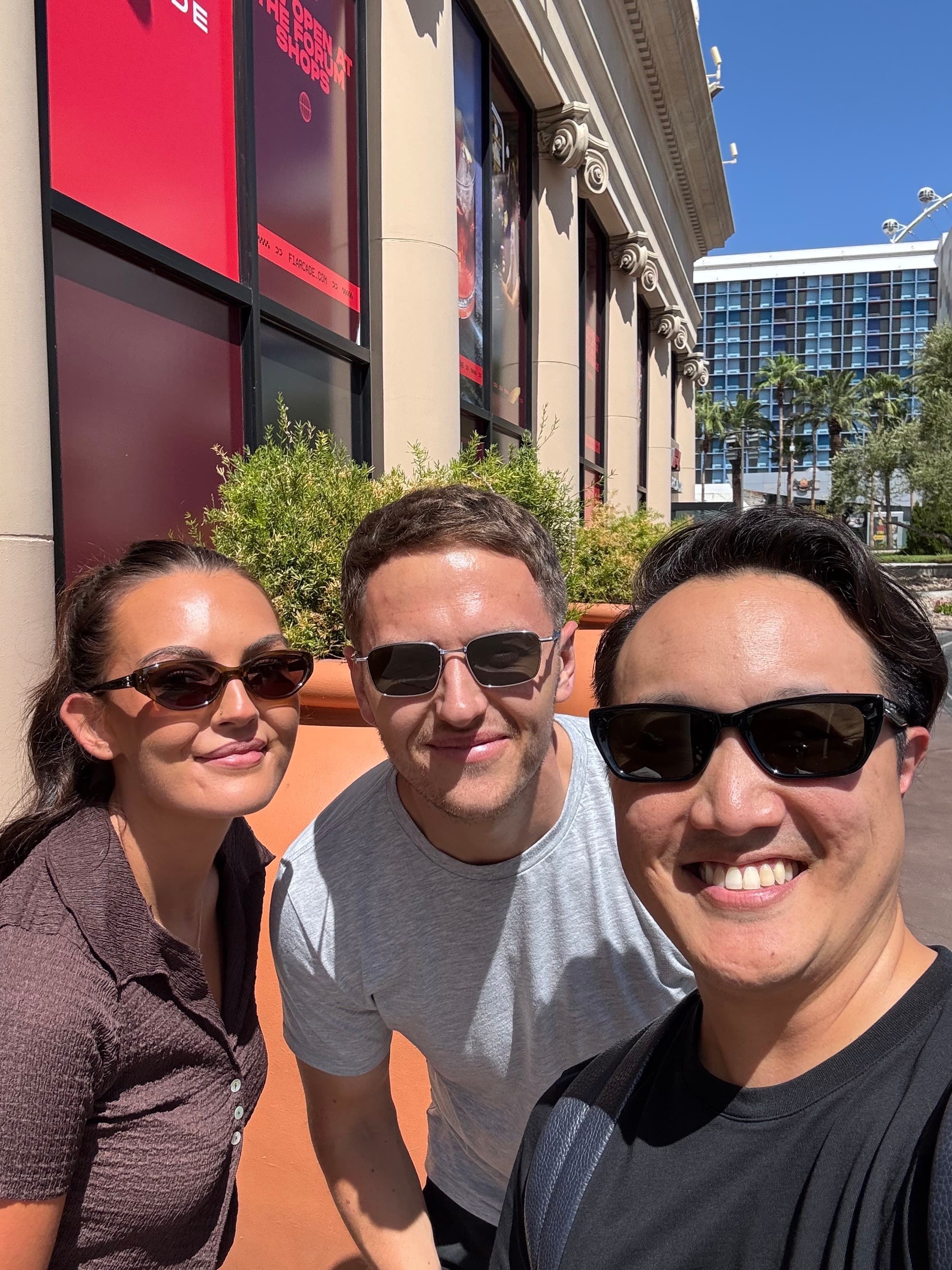 Herd Security team selfie on the Las Vegas Strip